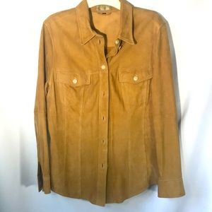 Territory Ahead Suede shirt 10 womens